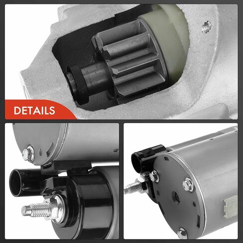 A-Premium Starter Motor Compatible with Lincoln Continental 17-20, MKX 16-18, MKZ 17-20 & Ford Edge 15-18, Fusion 17-19, 2.7L 3.0L, 12V 1.3KW 10 Teeth CCW, Replace# 438000-1360, F2GT-11000-AA in Saudi Arabia