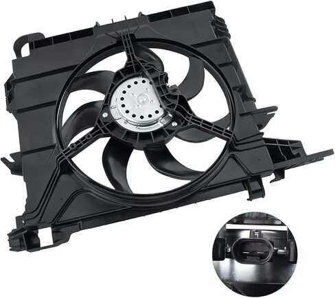 0002009323 Engine Radiator Cooling Fan for Smart Fortwo Convertible Coupe 451 2007 2008 2009 2010 2011 2012 2013 2014 2015, 000-200-93-23 A0002009323 in Saudi Arabia