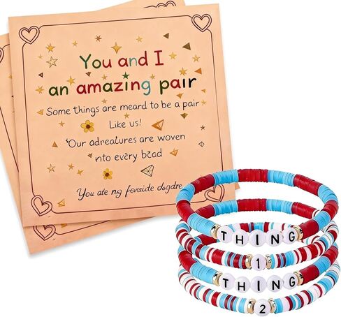 Degpum Thing 1 and 2 Bracelets Friendship Thing Matching Bracelets Friendship Bracelet Jewelry Costume Accessories for Couples Friend Sisters in Saudi Arabia
