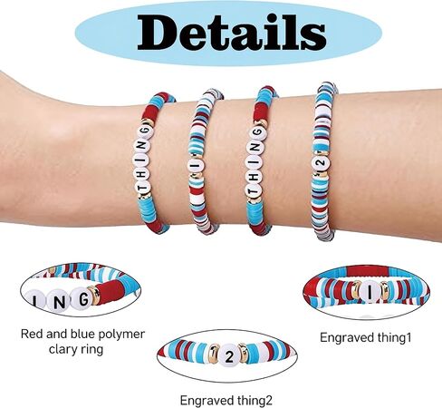 Degpum Thing 1 and 2 Bracelets Friendship Thing Matching Bracelets Friendship Bracelet Jewelry Costume Accessories for Couples Friend Sisters in Saudi Arabia