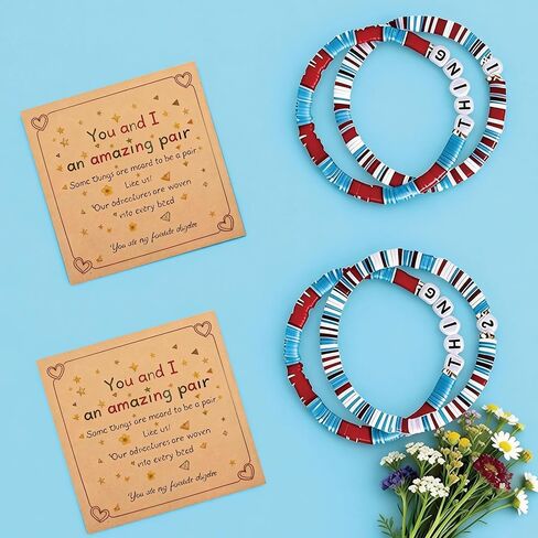 Degpum Thing 1 and 2 Bracelets Friendship Thing Matching Bracelets Friendship Bracelet Jewelry Costume Accessories for Couples Friend Sisters in Saudi Arabia