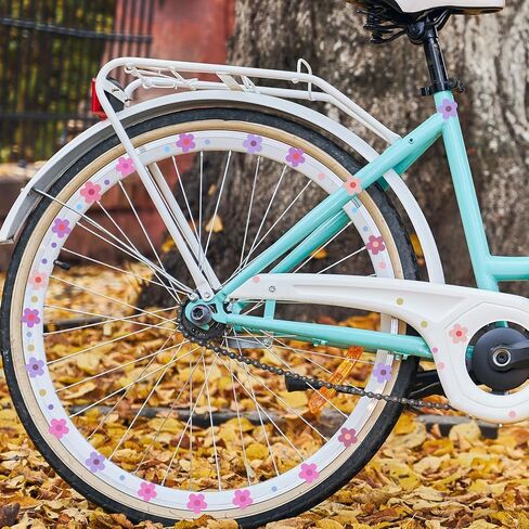 70 قطعة من ملصقات الدراجة على شكل زهور، ملصقات سيارة على شكل زهرة مقاومة للماء، ملصق ذاتي اللصق للدراجة النارية وخوذة الحافلة والسكوتر ملصقات فينيل لمخطط نافذة الدراجة الإلكترونية وتزيين أمتعة الكمبيوتر المحمول in Kuwait