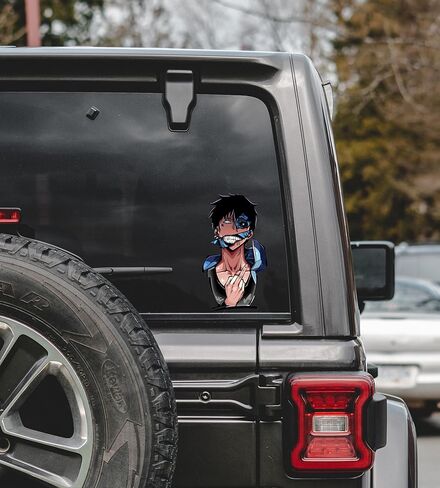 ملصق فينيل من Solo Leveling للإصبع الأوسط من الفينيل، ملصق للسيارات والنوافذ وأجهزة الكمبيوتر المحمولة والمزيد in Kuwait