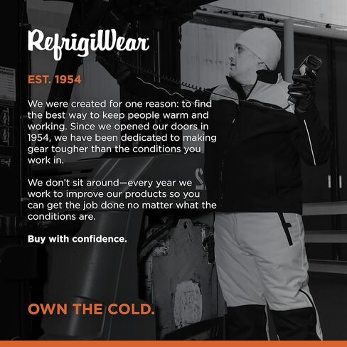 RefrigiWear Black/Lime Hivis Insulated Work Jacket for Men, -20°F (-29°C), Large in Saudi Arabia