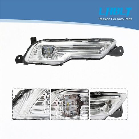 LABLT Fog Light Lamp w/Bulb Replacement for 2017 2018 Fusion Explorer Right Passenger Side HS73-15A254-DB HS73-15A255-DB in Saudi Arabia