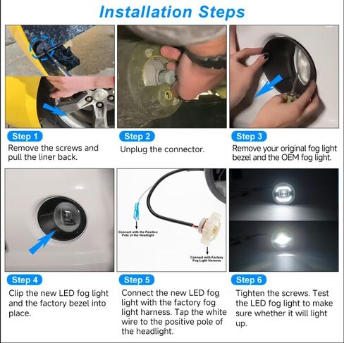 مصابيح الضباب Camaro LED DRL لعام 2010 2011 2012 2013 Chevy Camaro White LED النهار الجري الإضاءة للسائق الأمامي جانب الركاب القيادة مصابيح بقعة الضباب مجموعة الضوء عدسة مدخنة OEM # GM2590104 GM2592297C in Saudi Arabia