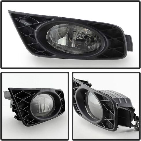ACANII - For 2008-2010 Honda Odyssey Smoked Lens Bumper Fog Lights Driving Lamps w/Switch and Bulbs Assembly Left+Right in Saudi Arabia