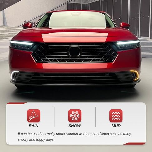 مصابيح الضباب DRL لهوندا أكورد 2023-2026 Led أضواء إشارة الانعطاف in Kuwait
