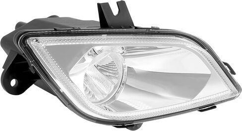 مصابيح الضباب LED الكاملة اليمنى متوافقة مع 2018-2024 Freightliner Cascadia عدسة شفافة مبيت الكروم مصباح الضباب الأمامي DRL سائق واستبدال جانب الركاب لـ A6603653003 in Saudi Arabia