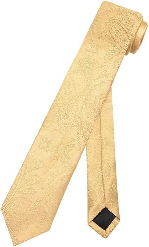 Vesuvio Napoli Narrow NeckTie Solid HOT PINK FUCHSIA Paisley 2.5" Skinny Men Tie in Kuwait