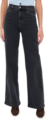 Favorite Daughter Women's The Mischa Super High Rise Wide Leg Jeans in Kuwait