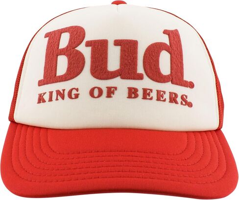 Budweiser Bud King of Beers Logo Trucker Hat Multicolor in Kuwait