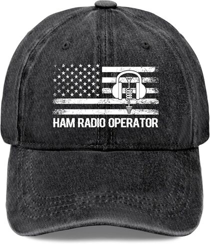 Weiweiwu ham Radio Operator hat for Men Vintage Cotton Washed Baseball Caps Adjustable Dad Hat Crazy in Saudi Arabia