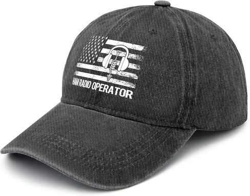 Weiweiwu ham Radio Operator hat for Men Vintage Cotton Washed Baseball Caps Adjustable Dad Hat Crazy in Saudi Arabia