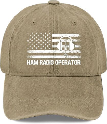 Weiweiwu ham Radio Operator hat for Men Vintage Cotton Washed Baseball Caps Adjustable Dad Hat Crazy in Saudi Arabia