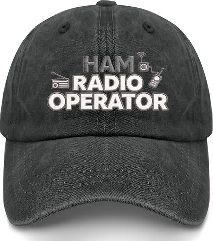 Weiweiwu ham Radio Operator hat for Men Vintage Cotton Washed Baseball Caps Adjustable Dad Hat Crazy in Saudi Arabia