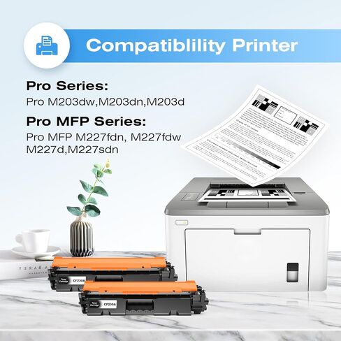 خرطوشة حبر أسود 30A CF230A بديلة لـ HP 30A CF230A 30X CF230X متوافقة مع طابعة سلسلة Pro MFP M227fdw M203dw M227fdn M203dn M227sdn M203d M227 M203 in Kuwait