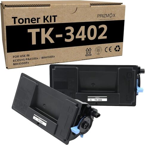 خرطوشة حبر سوداء TK3162 TK-3162 متوافقة مع Kyocera TK3162 1T02T90US0 لطابعة ECOSYS P3045dn P3050dn P3055dn P3060dn (12500 صفحة، عبوتان) in Kuwait