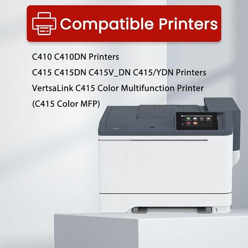 C410 C415 Toner Cartridges Black (with New Chip) Replacement for Xerox C410 Toner Cartridge 006R04677 for VersaLink C410 C415 C415DN Printers, 1-Pack C410 High Capacity Cartridge in Kuwait