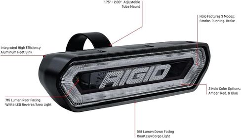 Rigid Industries-90133 CHASE- TAIL LIGHT RED in Saudi Arabia
