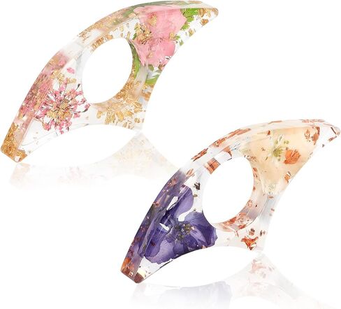 حامل صفحة الكتاب، قطعتين حامل صفحة الإبهام للقراءة، إشارة مرجعية من الراتنج المجفف يدويًا، حامل صفحات حلقة الإبهام، حامل فتاحة الكتب، ملحقات القراءة للمعلمين، قراء الكتب، هدايا محبي الكتب in Kuwait