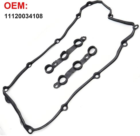 3 قطعة محرك السيارة غطاء الصمام مجموعات ربط السيراميك الارضي ل BMW 323i 323is 328i 328is M3 528I E36 E39 1996 1997 1998-2002 11120034108 11129070532 in Kuwait