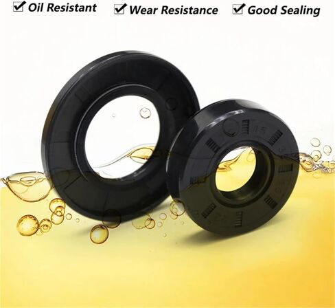 ID25/26/27/28mm TC NBR Oil Seals OD 32~56mm THK4/5/6/7/8/10/12mm Nitrile Rubber Double Lip Oil Rotating Shaft Gasket(2 pieces,28x47x10mm) in Saudi Arabia