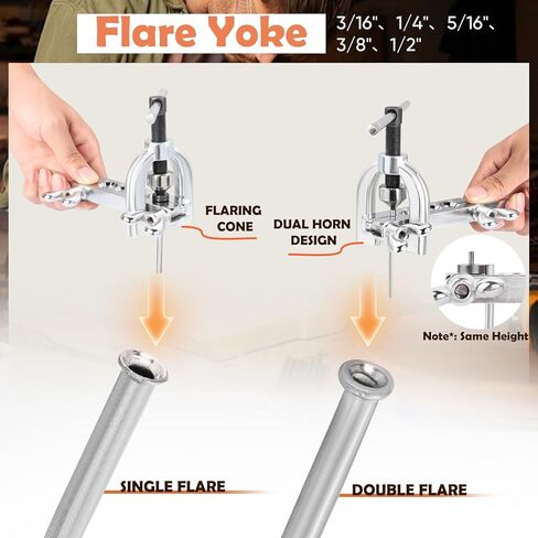 3/16" Complete Brake Line Kit, 25FT Stainless Steel Tubing, Flaring Tool & Fittings for Use in Hydraulic Brake Systems, Fuel Lines, and Transmission Systems in Kuwait