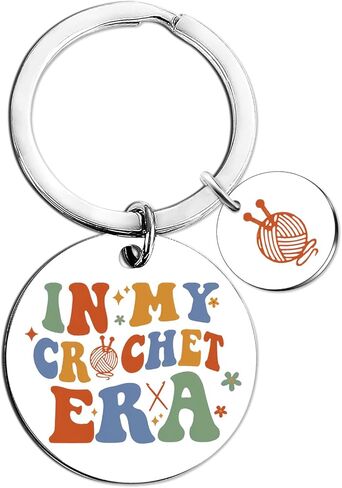 OEHEDOU Gifts For Crocheters Women Crochet Gifts For Crocheters Unique Gift For Crocheter Gift For Crochet Lovers Crochets Keychain For Women Friends Birthday Presents For Crochets Lovers Female in Saudi Arabia