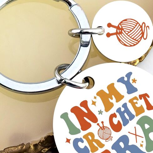 OEHEDOU Gifts For Crocheters Women Crochet Gifts For Crocheters Unique Gift For Crocheter Gift For Crochet Lovers Crochets Keychain For Women Friends Birthday Presents For Crochets Lovers Female in Saudi Arabia