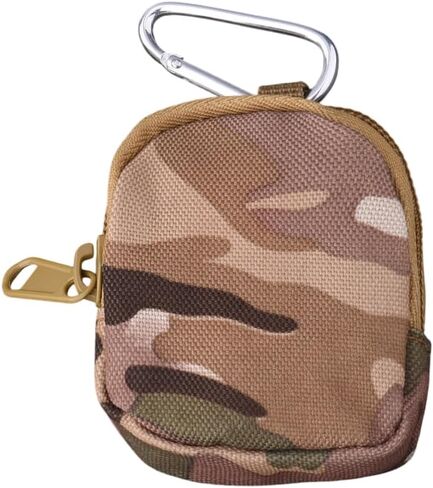 Tiny Tactical Bag Pendant Keychain Small Backpack Charm Keyring Zipper Treat Bag for Dog Walking Training Key Holder Outdoor Portable Key Organizer Dog Treat Pouch in Kuwait