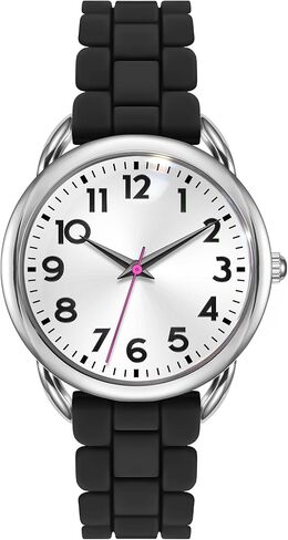 35MM Women's Watch Big Face Easy Reader Water Proof in Kuwait