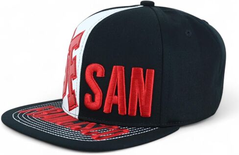 Trendy Apparel Shop American State Name 3D Embroidery Flag Print Snapback Cap in Saudi Arabia