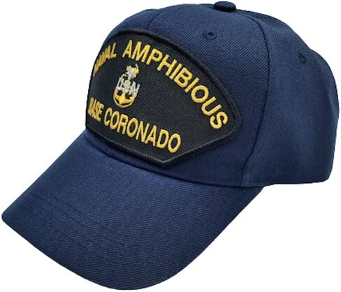 The Patriots Pride Amphibious Base Coronado Mens Baseball Cap Hat Blue Embroidered Patch in Saudi Arabia