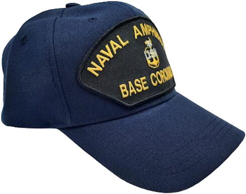 The Patriots Pride Amphibious Base Coronado Mens Baseball Cap Hat Blue Embroidered Patch in Saudi Arabia