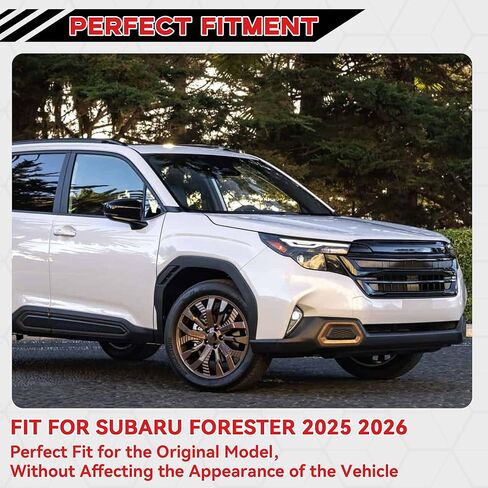 Rear Bumper Protector Fit for Subaru Forester 2025 2026 Matte Black ABS Plastic Trunk Lip Guard Scratch-Resistant Non-Slip Trunk Door Protector Car Accessories in Kuwait