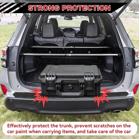 Rear Bumper Protector Fit for Subaru Forester 2025 2026 Matte Black ABS Plastic Trunk Lip Guard Scratch-Resistant Non-Slip Trunk Door Protector Car Accessories in Kuwait