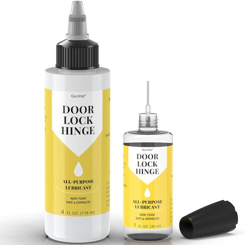 Qucship Door Hinge Lubricant 1 oz Needle Oiler, Upgraded Squeaky Door Hinge Lubricant, Long-Lasting Lock Lubricant for Door, Hinge, Lock, Tools, Bicycles in Kuwait