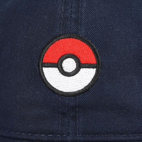 Pokemon Embroidered Poké Ball Adult Navy Blue Dad Cap in Saudi Arabia