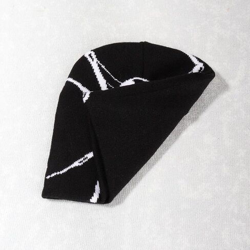 Halloween Y2K Gothic Spider Pattern Wool Acrylic Knitted Hat Women Beanie Winter Warm Beanies Men Casual Skullies in Saudi Arabia