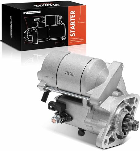 A-Premium Starter Motor Compatible with Kubota KC120 1991, KC80 1991, KH35 1985, KH41 1988, KH61 1988, R310 1989-1989, Z600 1984-1992 & Thermo King 1991-1991 & Universal M-18 1983-1988, M-25XPB in Saudi Arabia
