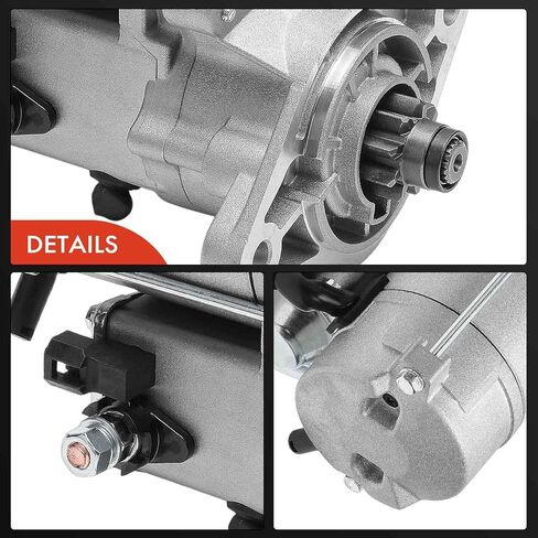 A-Premium Starter Motor Compatible with Kubota KC120 1991, KC80 1991, KH35 1985, KH41 1988, KH61 1988, R310 1989-1989, Z600 1984-1992 & Thermo King 1991-1991 & Universal M-18 1983-1988, M-25XPB in Saudi Arabia