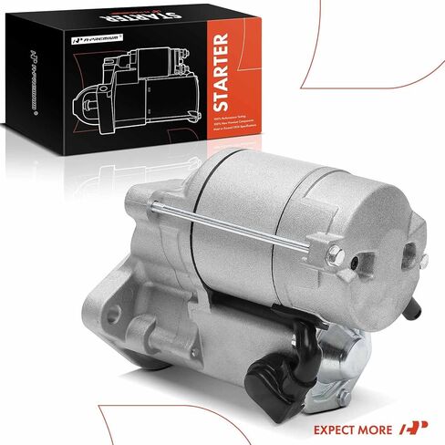 A-Premium Starter Motor Compatible with Kubota KC120 1991, KC80 1991, KH35 1985, KH41 1988, KH61 1988, R310 1989-1989, Z600 1984-1992 & Thermo King 1991-1991 & Universal M-18 1983-1988, M-25XPB in Saudi Arabia