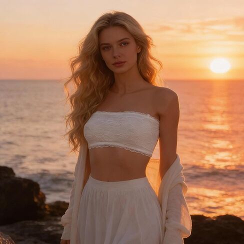 2 حزمة من حمالة الصدر من الدانتيل، حمالة صدر من الدانتيل الزهري بدون حمالات، غطاء فتحة لوحة متواضعة للنساء والفتيات، غطاء فتحة رقبة منخفضة باللون الأسود والأبيض in Kuwait