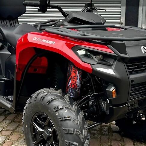 High-Performance ATV Shock Protector Covers Compatible fit for CAN AM CANAM Outlander G3 ROTAX Since 2024 – Durable, Water-Resistant, Easy to Install, Reliable All-Terrain Protection (RED) in Saudi Arabia