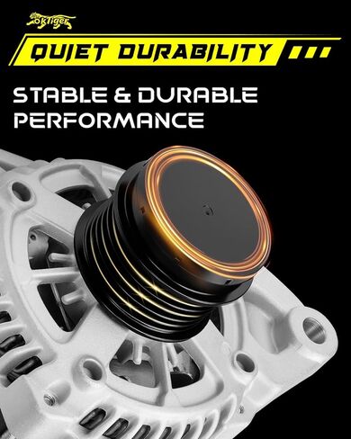 Oktiger Upgraded Alternator for Toyota Camry Le Se Special Edition Xle Xse 2015-2016-2017 2.5L, for Rav4 Le Limited Platinum Se Xle 2013-2018, 12V 125A Clockwise 6-Groove Clutch Pulley, OE 27060-0V170 in Kuwait