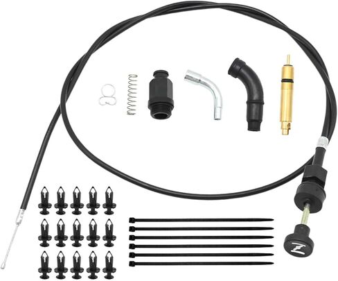 17950-HN5-671 Choke Cable and Starter Valve Plunger Kit, Replacement for Honda TRX350 TRX350FM Rancher 350 Foreman 400, Replaces 16046-HM5-730 DPSCR262 in Saudi Arabia