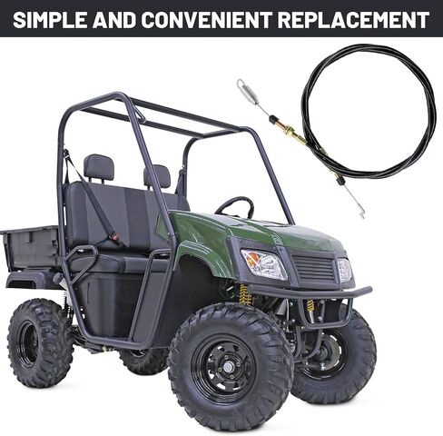 2 Pcs 2-11082 Shifter Cable, Replacement for Chuck Wagon CW-11 CW-413 CW-265; Replacement for Trail Wagon LM400 TW11 TW11R TW400 TW413, Replaces 2 11082 in Saudi Arabia