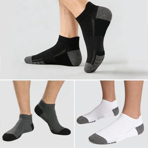 Ankle Socks Mesh Ventilating Athletic Casual Low Cut Breathable Short Socks for Men/Women Daily Wear 9 Pairs in Saudi Arabia