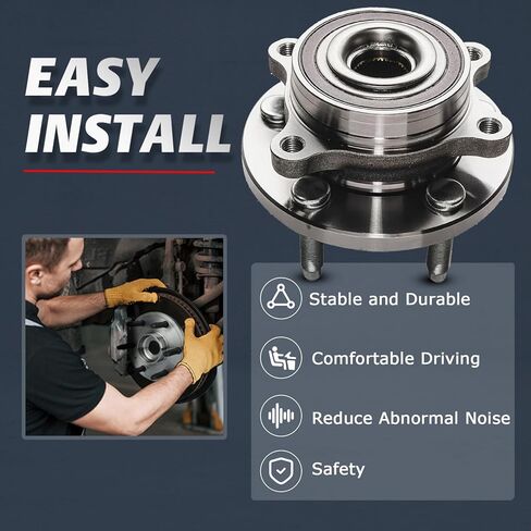 ALLCOMBO محور محمل العجلة الأمامية لـ 2010 2011 2012 2013 2014 2015 2016 2017 2018 2019 Ford Flex Taurus Lincoln MKT، 2009 2010 2011 2012 2013 2014 2015 2016 Lincoln MKS استبدال، 513275 in Kuwait